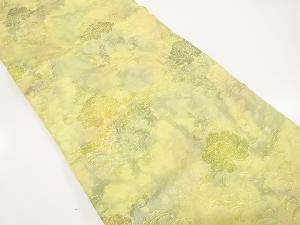 花唐草模様織り出し　名古屋帯